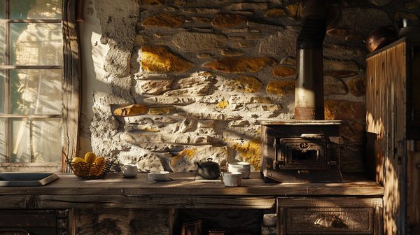 5 solutions pour revêtir un mur derrière un poêle à bois