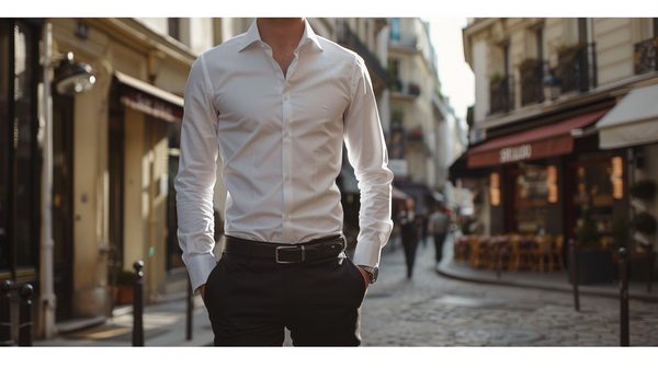 Découvrez l'élégance de la chemise serge blanco